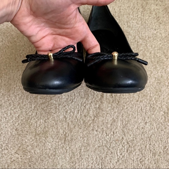 Cole haan black leather 1.5” wedges sz 8 - Picture 4 of 9